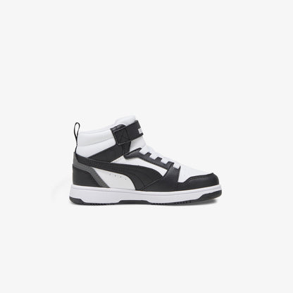 Puma Rebound V6 Mid Çocuk Siyah Spor Ayakkabı