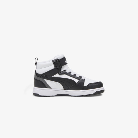 Puma Rebound V6 Mid Çocuk Siyah Spor Ayakkabı