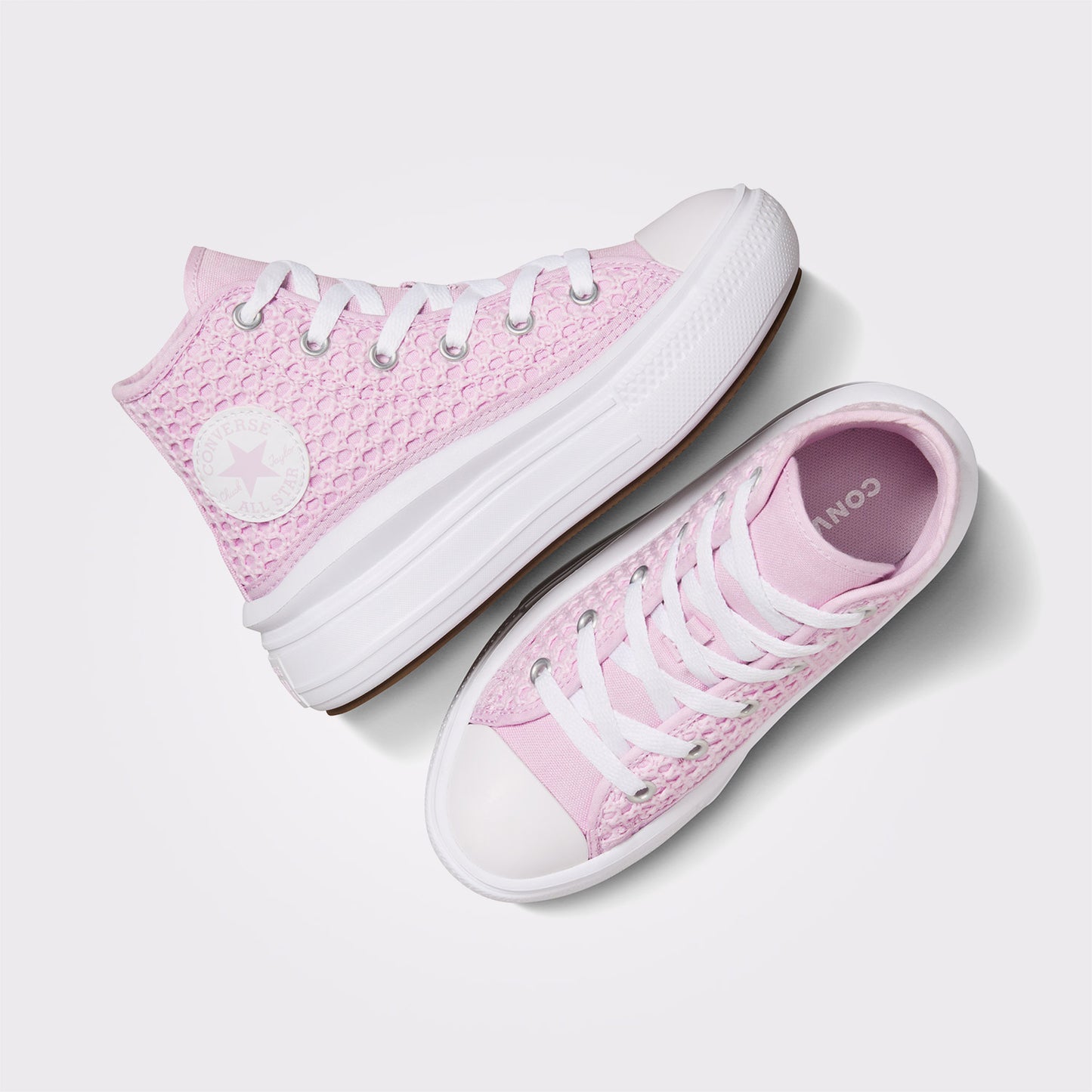 Converse Chuck Taylor All Star Move Bebek Pembe Platform Sneaker