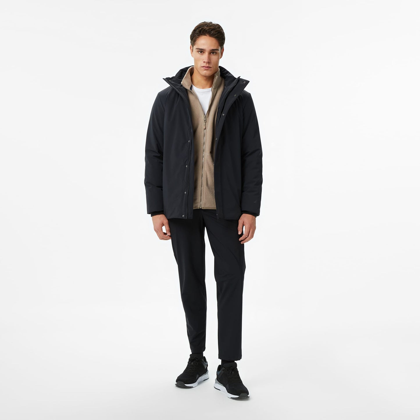Nautica Erkek Siyah Regular Fit Mont