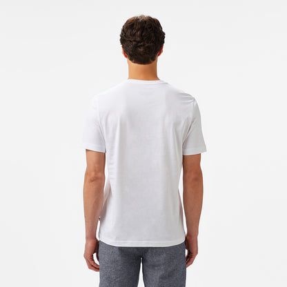 Nautica Erkek Beyaz Regular Fit Baskılı T-shirt