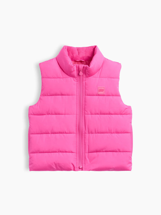 Pembe Puffer Şişme Yelek