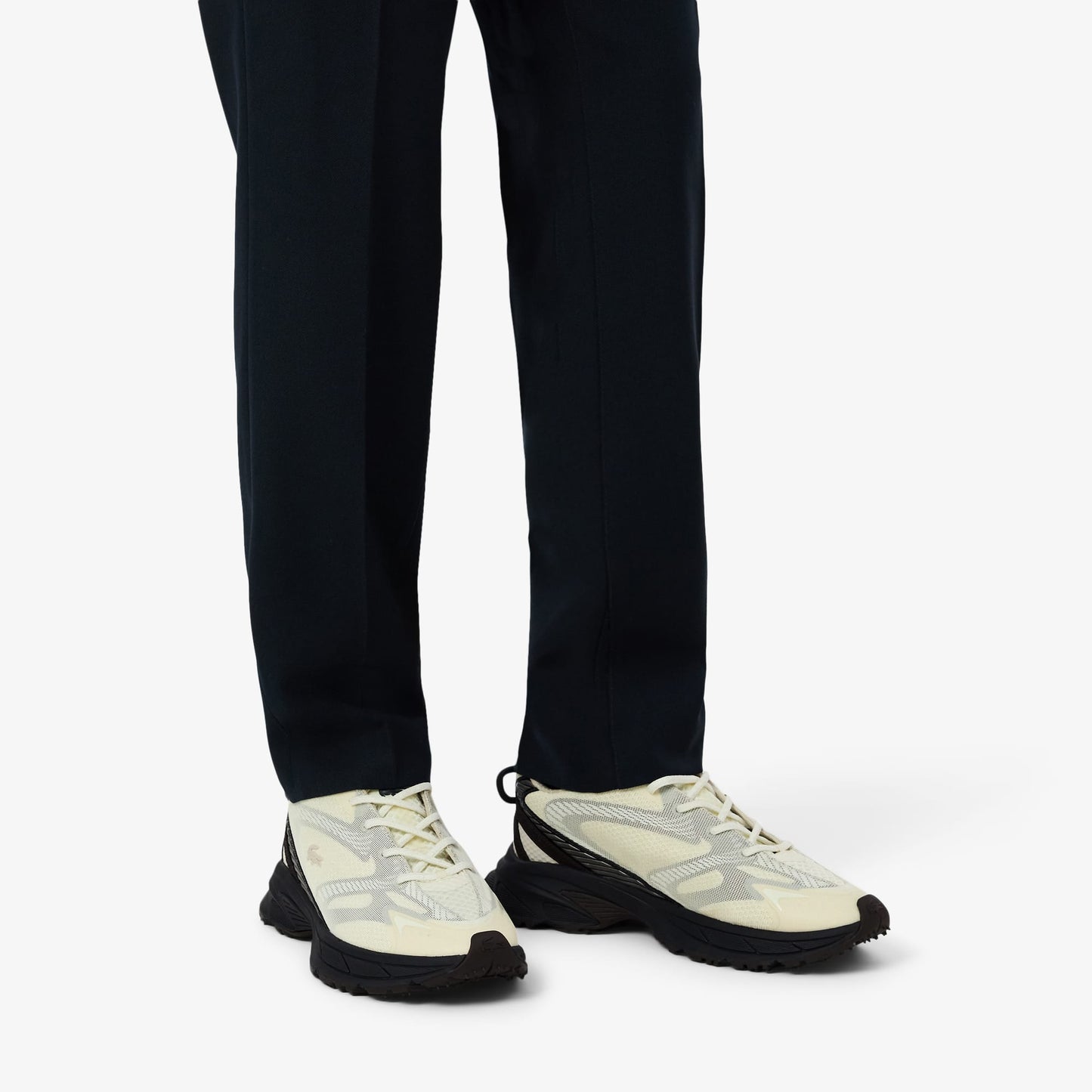 Lacoste L003 Neo Shot Erkek Krem Spor Ayakkabı