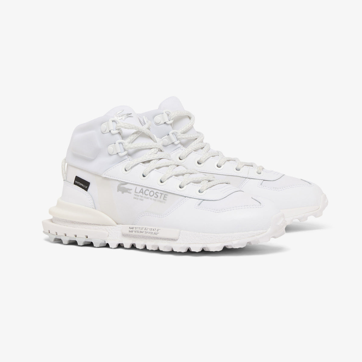Lacoste Elite Active Winter Mid Kadın Beyaz Bot