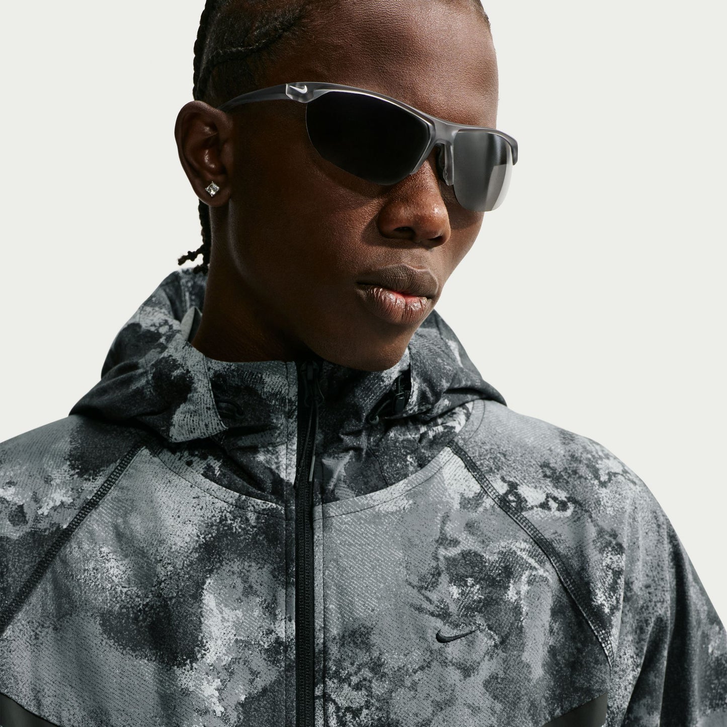 Nike Tech Woven Full Zip Erkek Siyah Sweatshirt