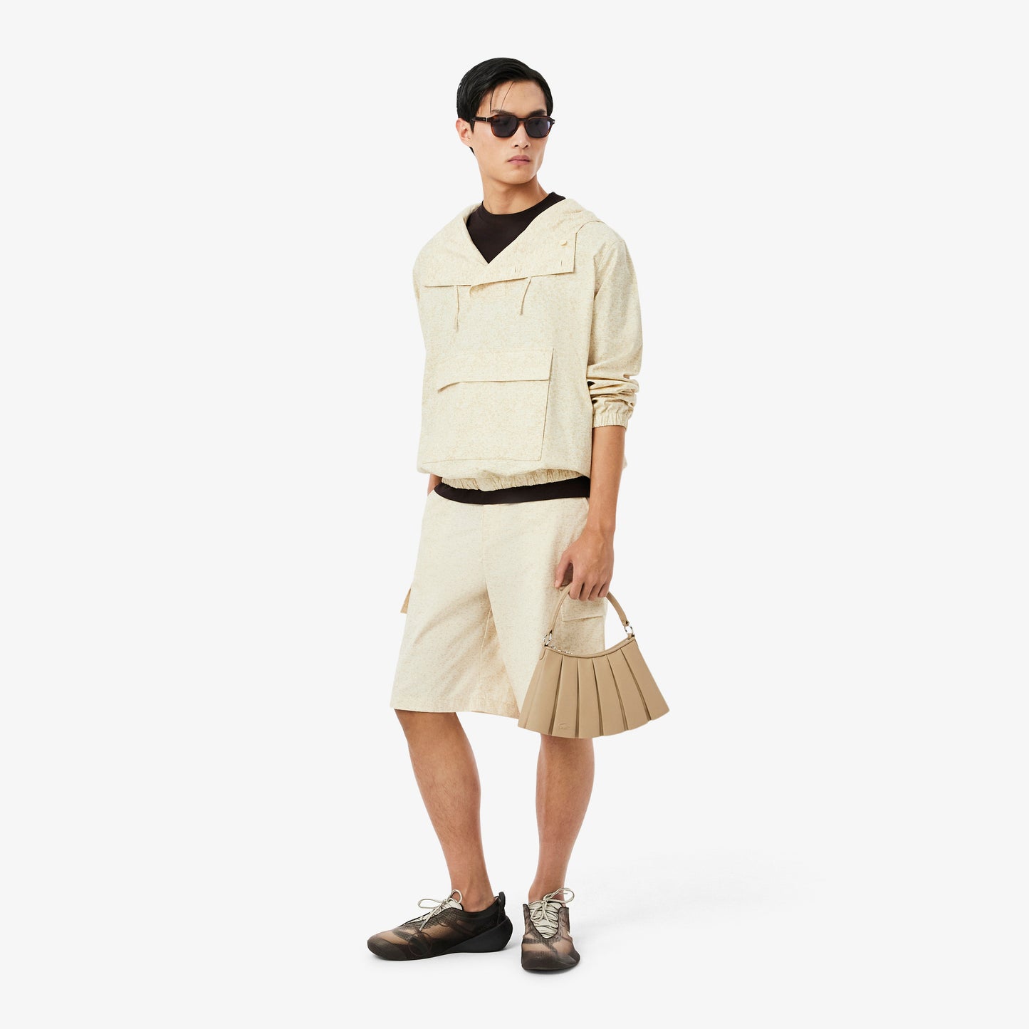 Lacoste Erkek Classic Fit Bisiklet Yaka Kahverengi T-shirt