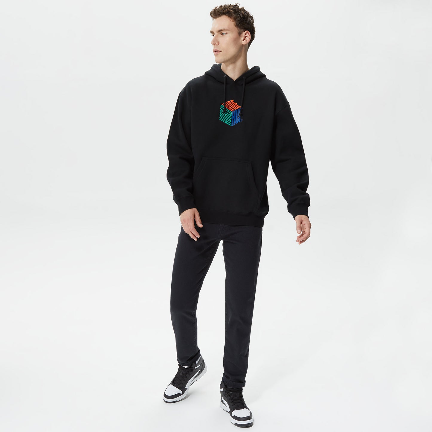 Huf Dimensions Erkek Siyah Hoodie
