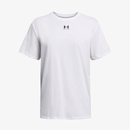 Under Armour Campus Oversize Kadın Beyaz T-shirt