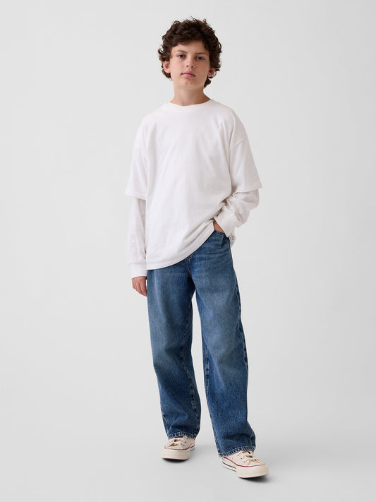Mavi Baggy Jean Pantolon