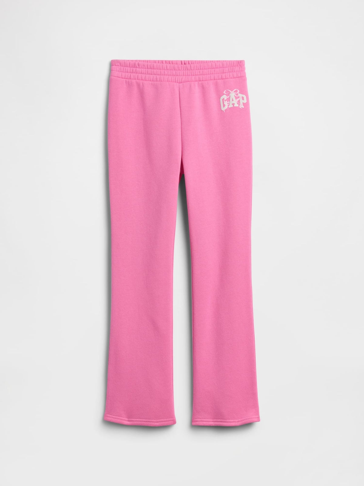 Pembe Grafik Baskılı Bootcut Eşofman Altı