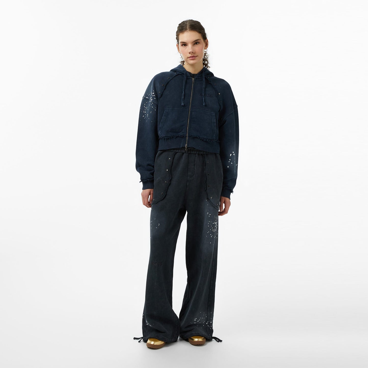 Les Benjamins Essentials 302 Kadın Mavi Sweatshirt