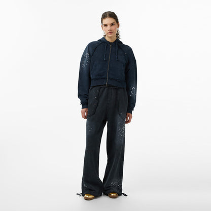 Les Benjamins Essentials 302 Kadın Mavi Sweatshirt