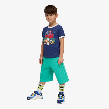 Puma X Paw Patrol Ringer Çocuk Mavi T-shirt