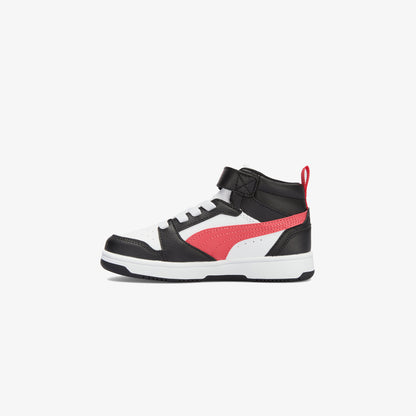 Puma Rebound V6 Mid Ac+ Ps Çocuk Siyah Spor Ayakkabı