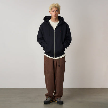 Gramicci One Point Hooded Zip Erkek Lacivert Sweatshirt