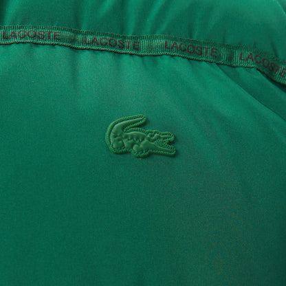 Lacoste Erkek Relaxed Fit Kapüşonlu Yeşil Mont