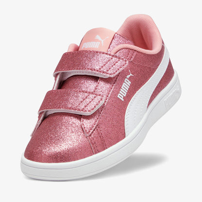 Puma Smash 3.0 Gliz Glam V Ps Çocuk Pembe Spor Ayakkabı