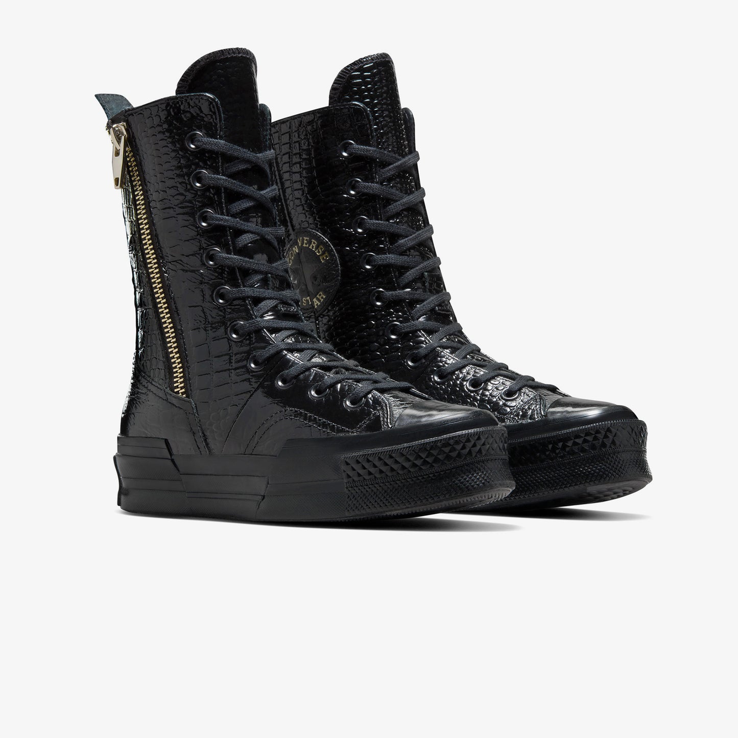 Converse Chuck 70 Plus Xhi Unisex Siyah Deri Sneaker