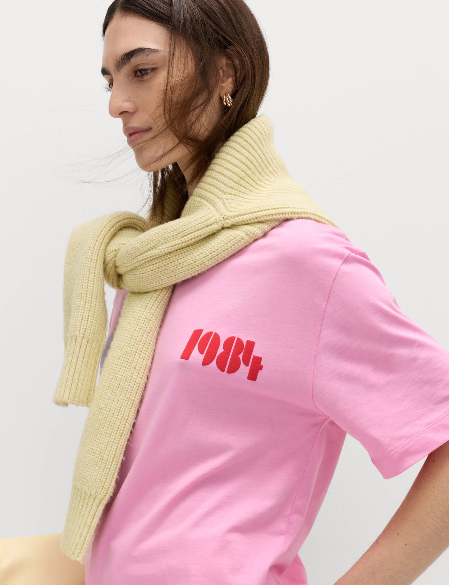 Desenli Pamuklu T-shirt