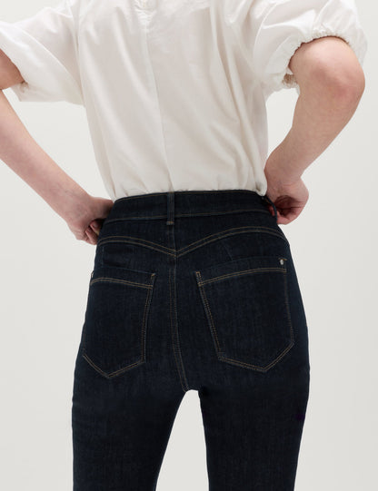 Magic Shaping Yüksek Bel Straight Leg Jean Pantolon