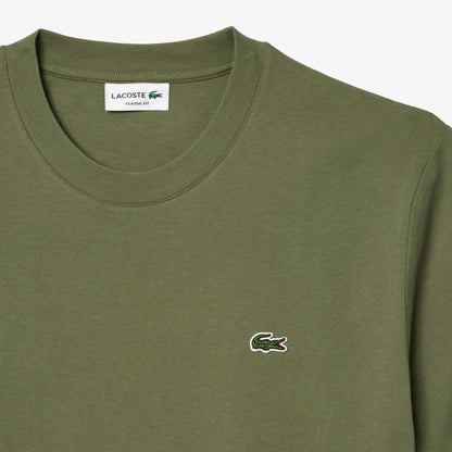 Lacoste Erkek Classic Fit Bisiklet Yaka Haki T-shirt