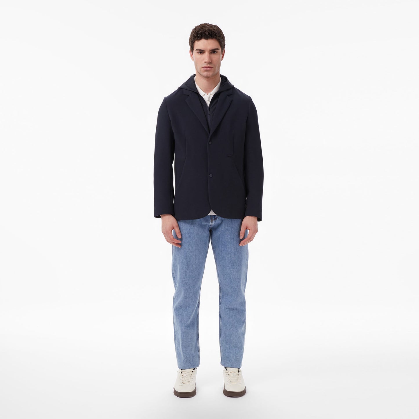 Lacoste Erkek Kapüşonlu Koyu Gri Blazer