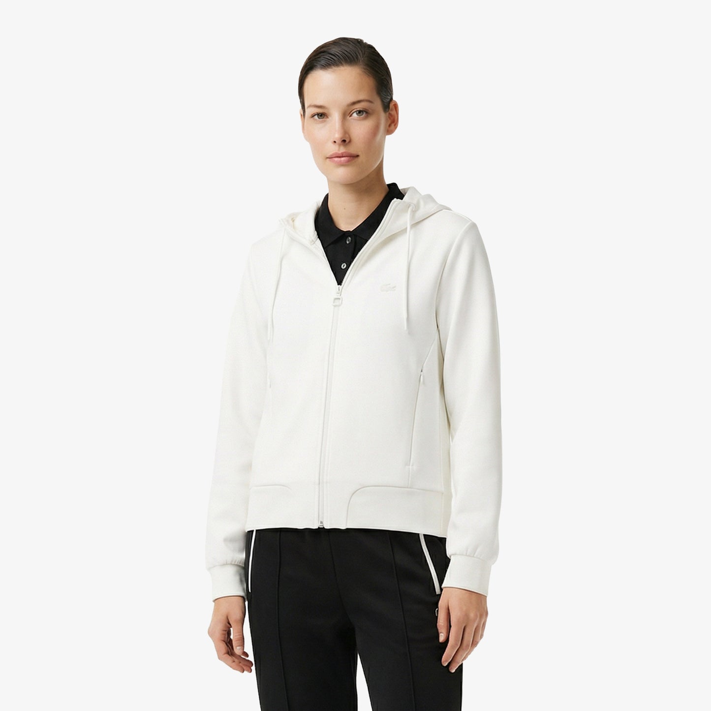 Lacoste Regular Fit Kadın Krem Sweatshirt