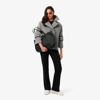 Lacoste Large L.12.12 Kadın Siyah Omuz Çantası