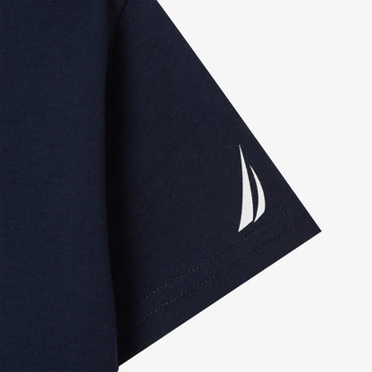 Nautica Erkek Çocuk Lacivert Regular Fit Baskılı T-shirt