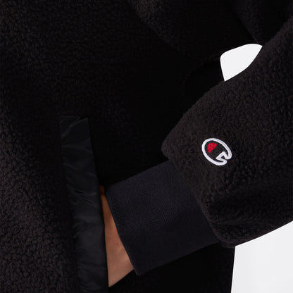 Champion Full Zip Kadın Siyah Sweatshirt