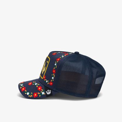 Goorin Bros Hyper Floral Unisex Lacivert Şapka