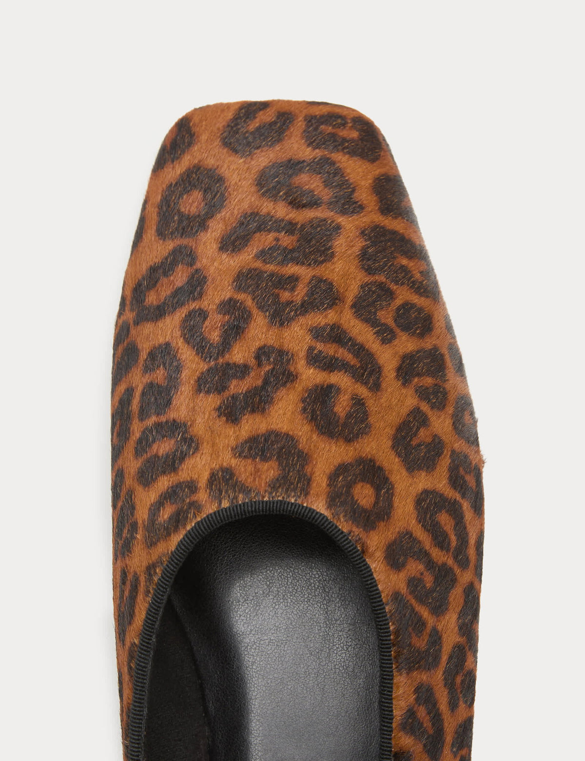 Leopar Desenli Balerin Ayakkabısı