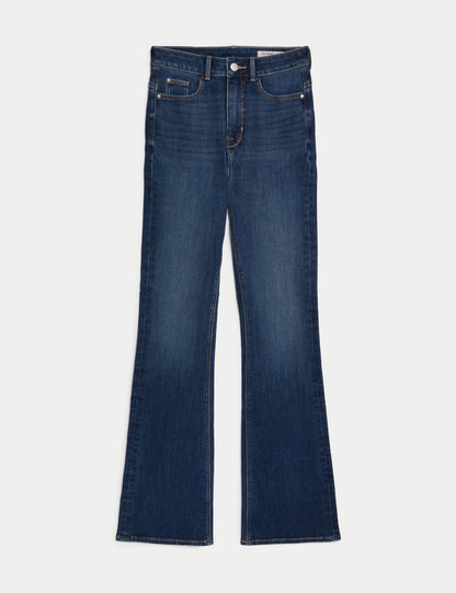 Yüksek Bel Slim Flare Magic Jean Pantolon