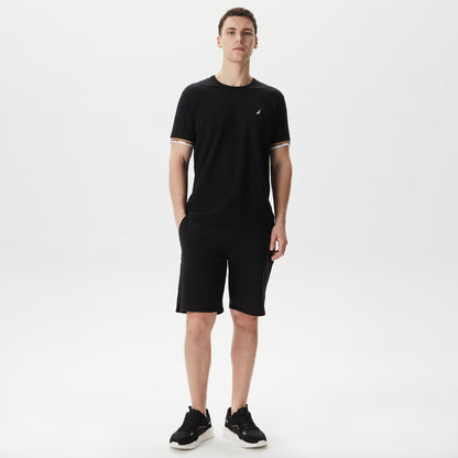 Nautica Erkek Siyah Standart Fit T-shirt