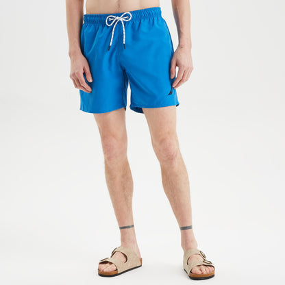 Nautica Erkek Mavi Regular Fit Deniz Şortu