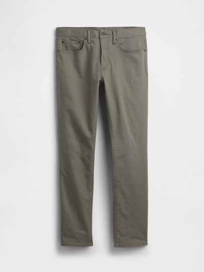 Haki Slim Soft Wear Jean Pantolon