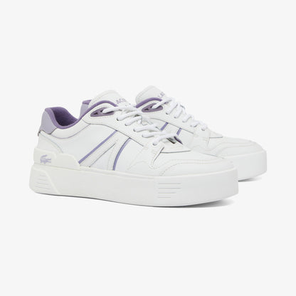 Lacoste L002 Evo Kadın Beyaz/mor Sneaker