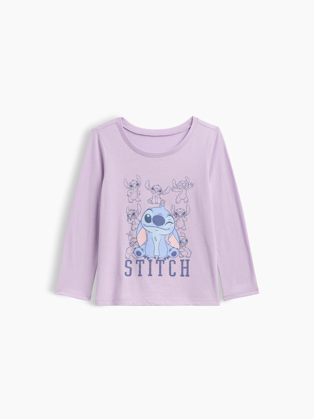 Lila Disney Grafik Baskılı T-shirt