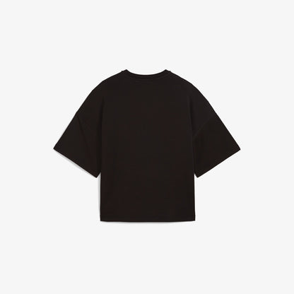 Puma Wardrobe Essentials Relaxed Kadın Siyah T-shirt