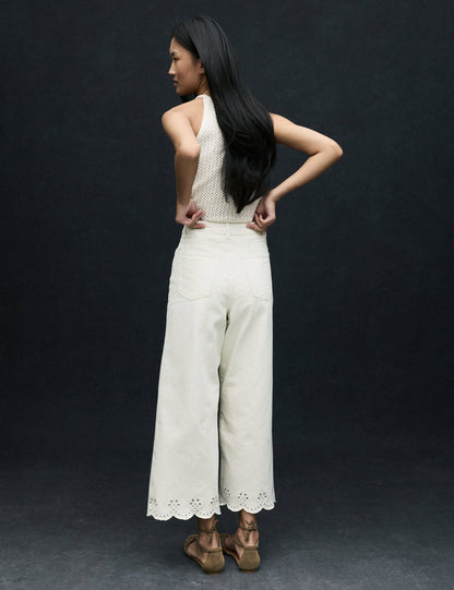 Yüksek Bel Wide Leg Pantolon