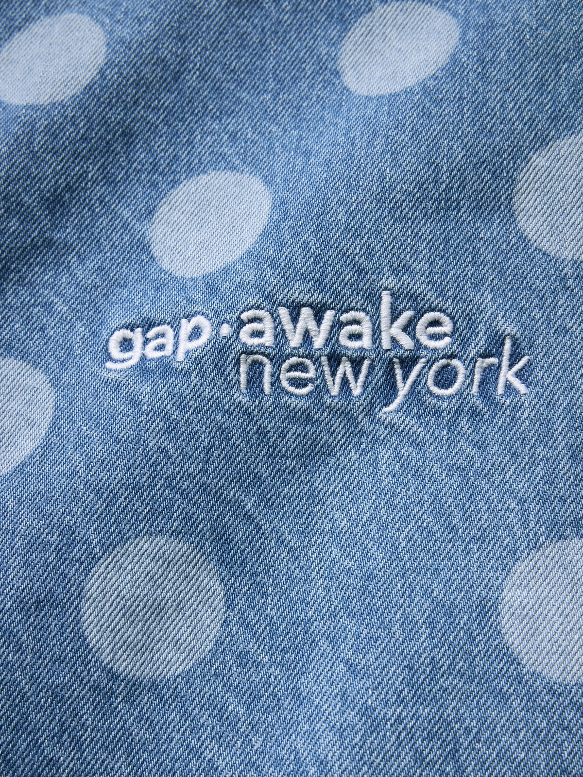 Açık Mavi Gap × Awake Ny ‘90's Loose Dotted Denim Şort