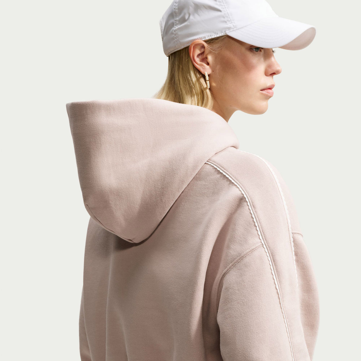 Nike Studio Fleece Kadın Krem Sweatshirt