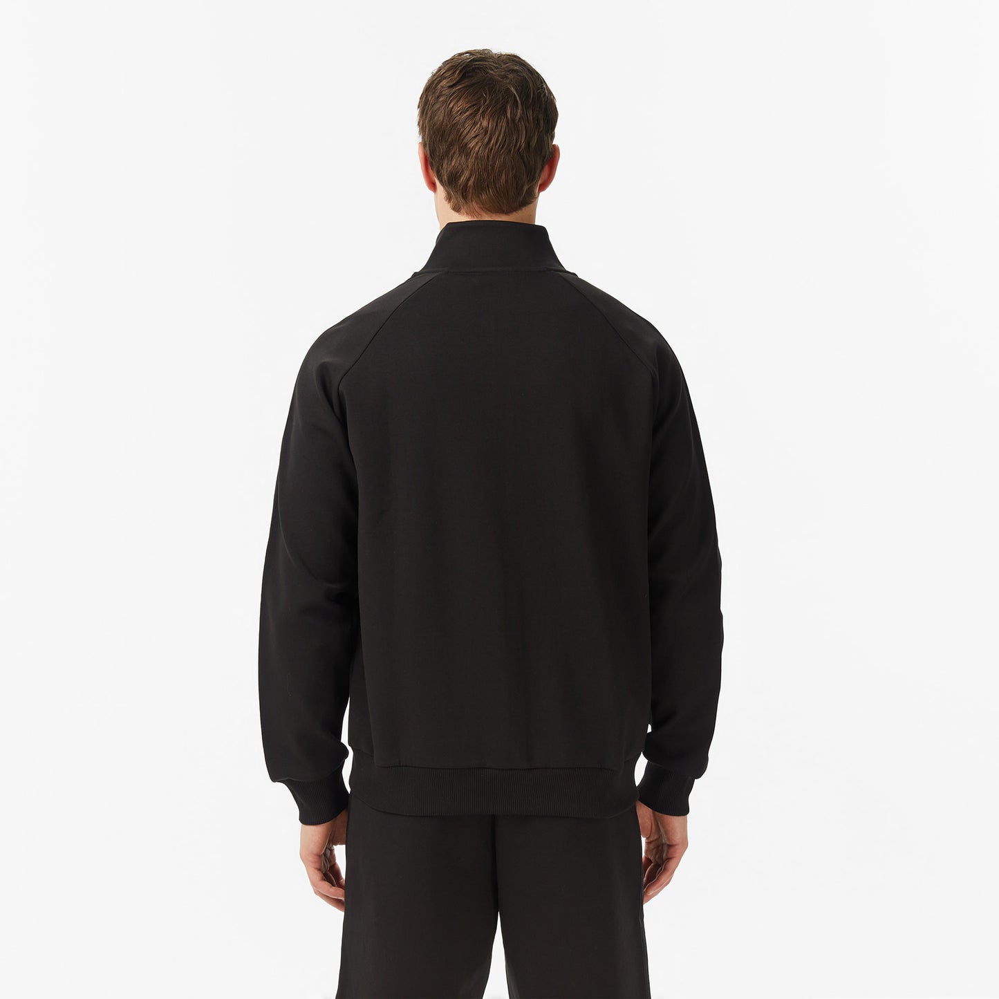 Lacoste Erkek Classic Fit Dik Yaka Siyah Sweatshirt