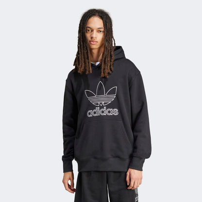 Adidas Adicolor Outline Trefoil Erkek Siyah Sweatshirt