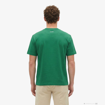 Calvin Klein 16s March Graphic Seasonal Erkek Yeşil T-shirt