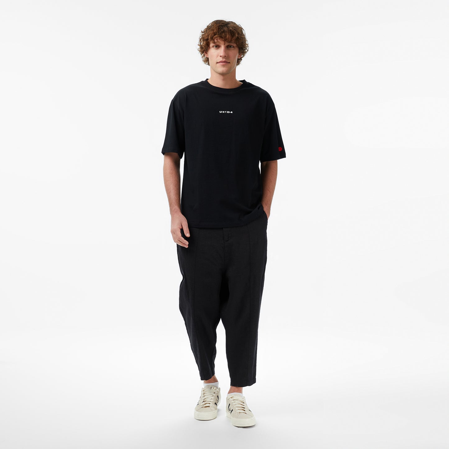 United4 Regular Fit Erkek Siyah Pantolon