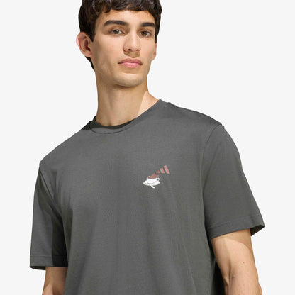 Adidas Cheesecake Erkek Gri T-shirt