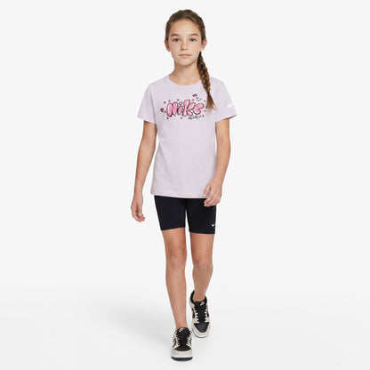 Nike Essentials Aop Ringlet Çocuk Mor T-shirt