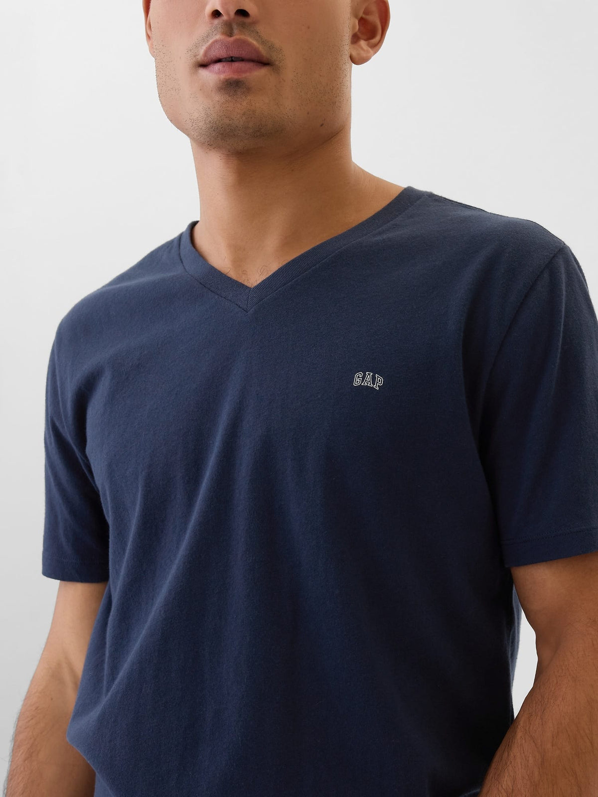 Lacivert Gap Logo Everyday Soft T-shirt