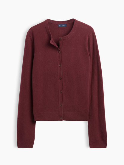 Bordo Cashsoft Crop Hırka